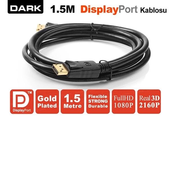 DARK 1.5metre DK-CB-DPL150 DP Kablo