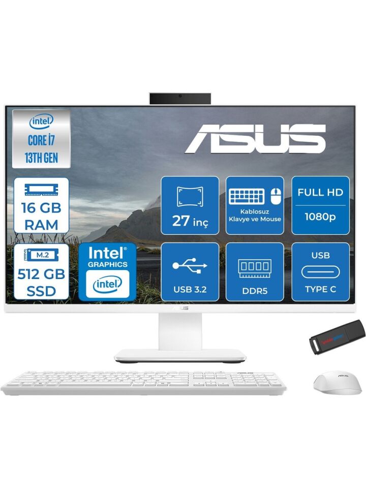 ASUS V470VAK-I716512W0D i7-13620H 16GB 512TB 27'' DOS