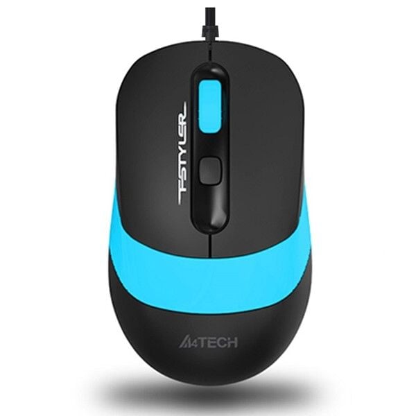 A4TECH FM10 Kablolu USB 1600dpi Siyah/Mavi Mouse