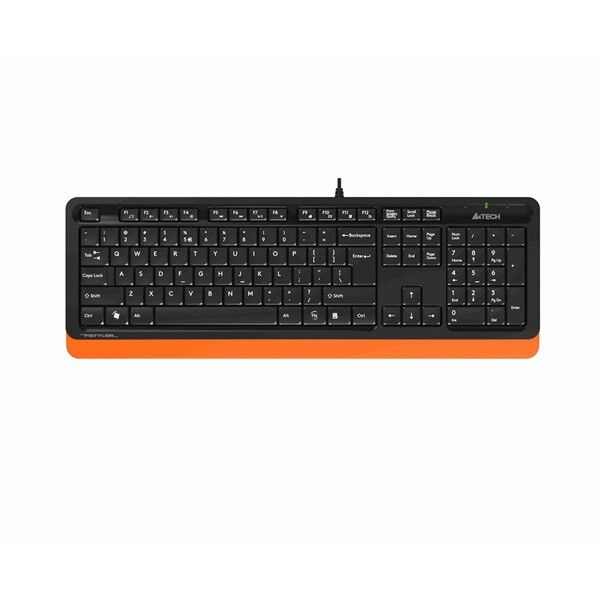 A4TECH FK10 Kablolu USB Q Siyah/Turuncu Klavye