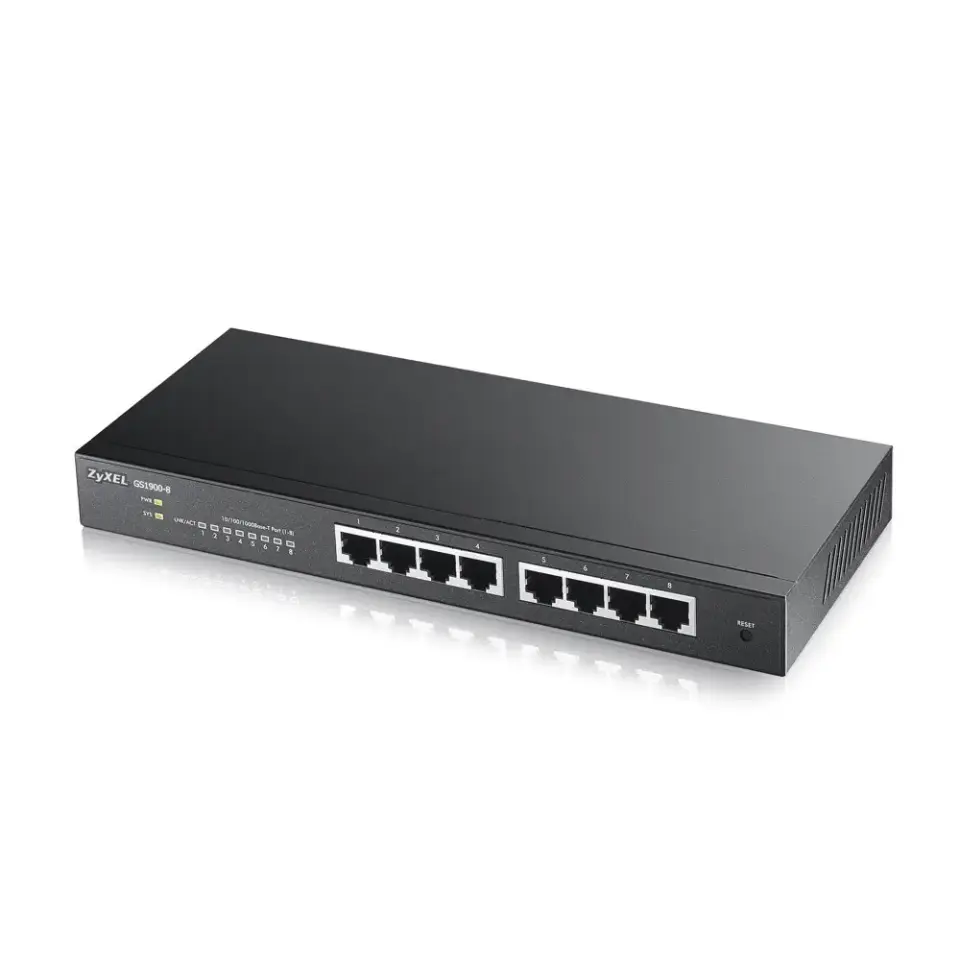 Zyxel GS1900-8HP V3 8 Port 10/100/1000 Gigabit PoE Switch