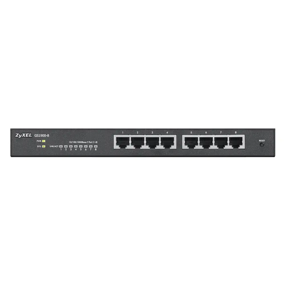 Zyxel GS1900-8HP V3 8 Port 10/100/1000 Gigabit PoE Switch
