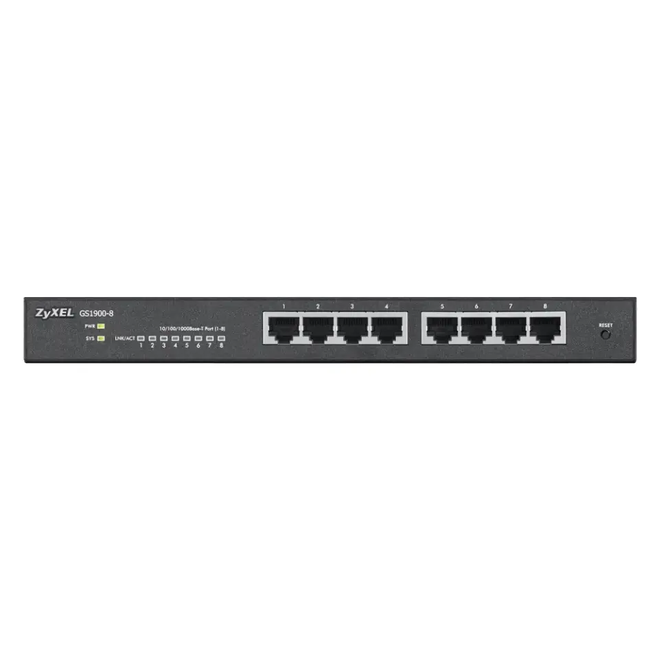 Zyxel GS1900-8HP V3 8 Port 10/100/1000 Gigabit PoE Switch