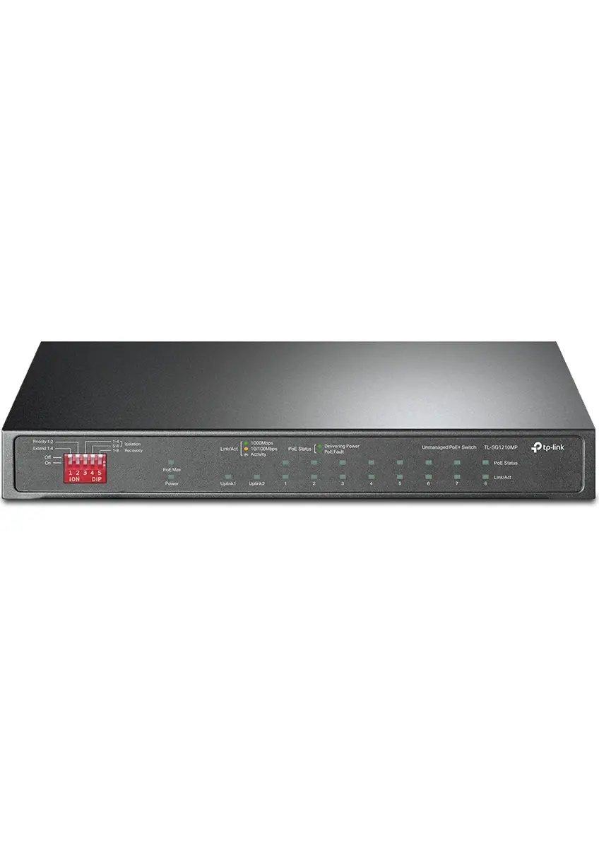TP-Link TL-SG1210MP 10Port Gigabit 8Port PoE+Switch