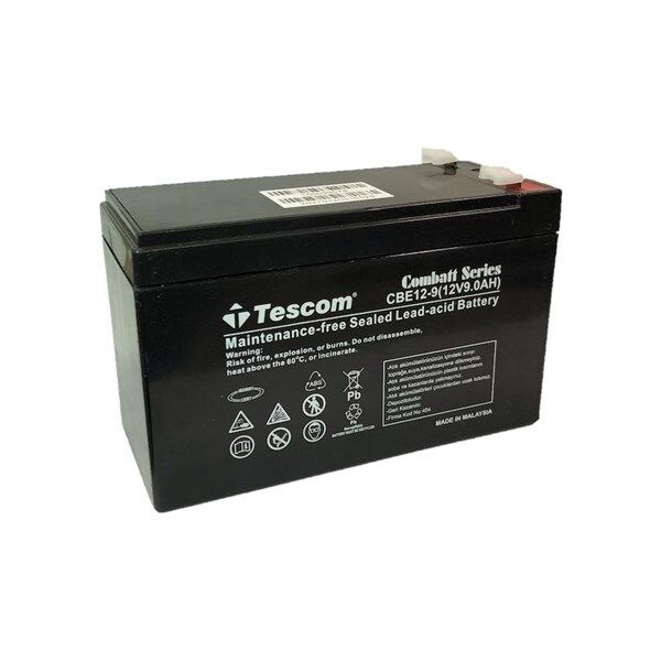 TESKOM 12V 9amper KURU TİP AKÜ