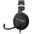 RAMPAGE RGW9 7.1 USB RGB Siyah Gaming Mikrofonlu Kulaklık