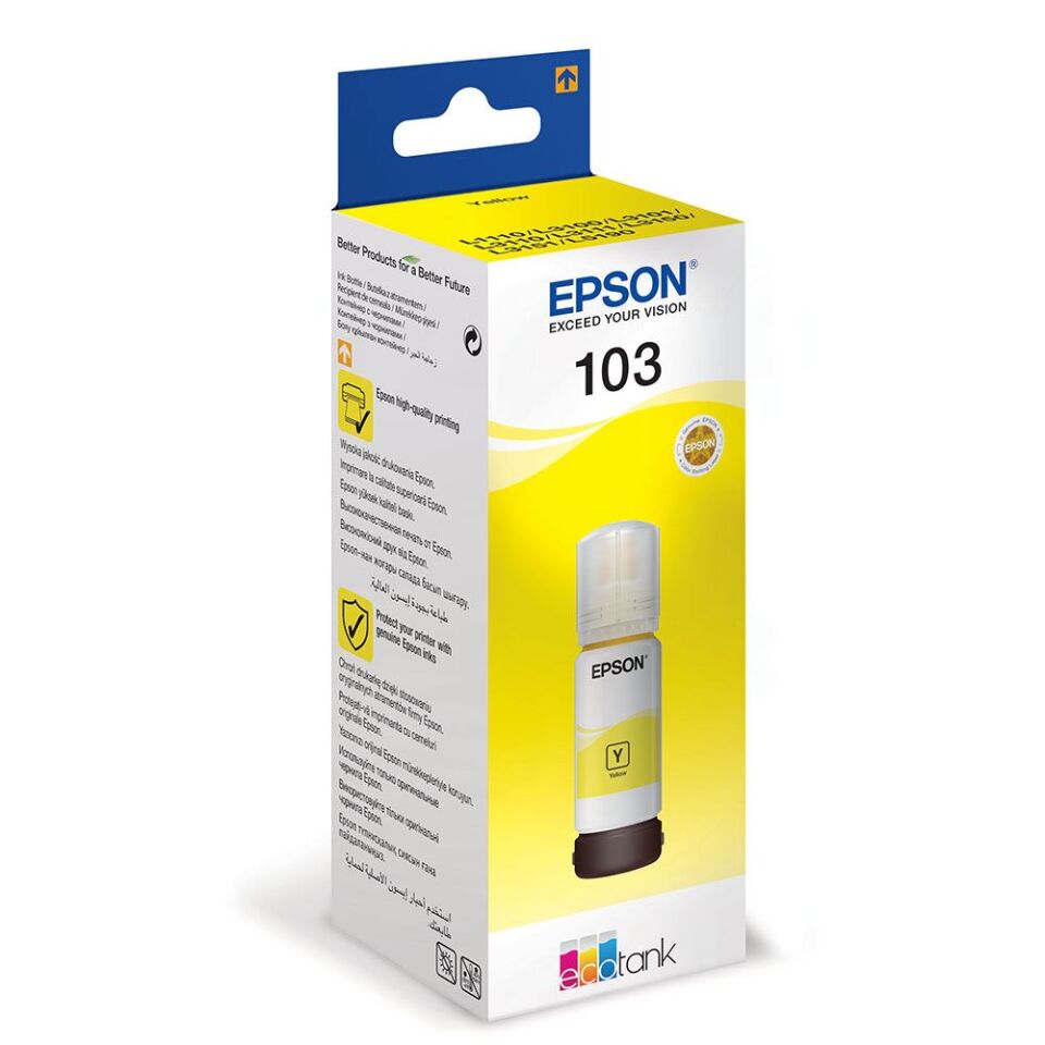 Epson C13T00S44A Ink bottle 103 Yellow EcoTank