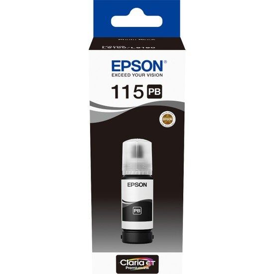 EPSON C13T07D14A (115) Foto Siyah 70ml Tanklı Sistem Mürekkebi