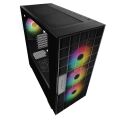RAMPAGE AZZA V2 4-RGB FANLI GAMING MID-TOWER PC KASASI