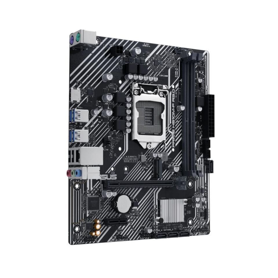 Asus PRIME H510M-F R3.0-CSM Intel 1200p DDR4 3200 HDMI M2 USB3.2 mATX