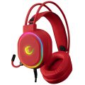 Rampage ROGUE Kırmızı USB RGB Ledli Gaming Oyuncu Mikrofonlu Kulaklık