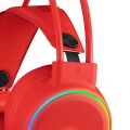 Rampage ROGUE Kırmızı USB RGB Ledli Gaming Oyuncu Mikrofonlu Kulaklık