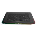 Deep Cool N80 Rgb 2 Adet 140X20mm Fan Değiştirile Bilir Led Işıklı 2 X Usb 3.0 Port Notebook Stand Ve Soğutucu