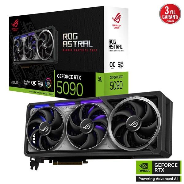 ASUS 32GB ROG ASTRAL RTX5090-O32G GAMING GDDR7 512bit HDMI DP PCIe 5.0