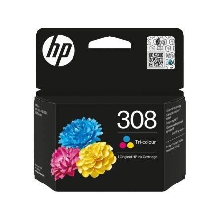 Hp 6L6S6UE (308) Siyah/Renkli Murekkep Kartusu