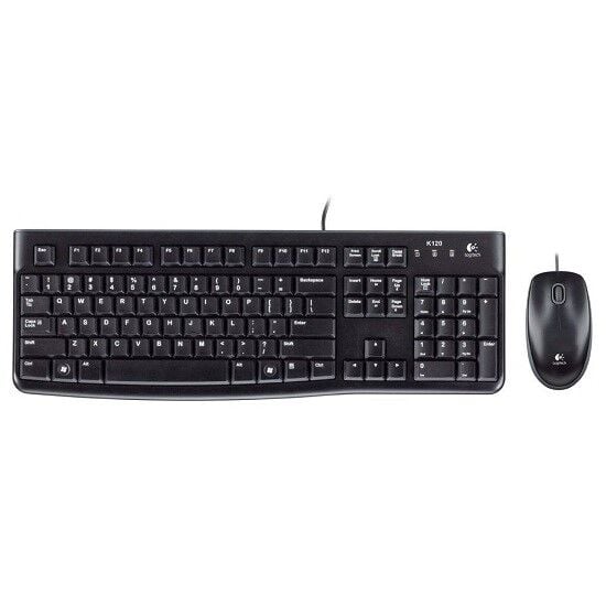 LOGITECH MK120 Kablolu USB Q Trk Siyah Klavye - Mouse Set (920-002560)