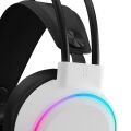 Rampage ROGUE Beyaz USB RGB Ledli Gaming Oyuncu Mikrofonlu Kulaklık