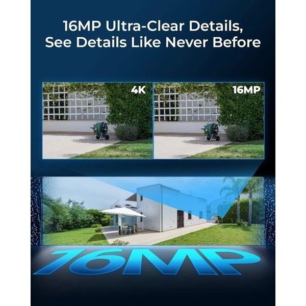 REOLINK 16MP Panoramik 2.8mm Renkli IP Kamera Hareket İzleme Duo 3