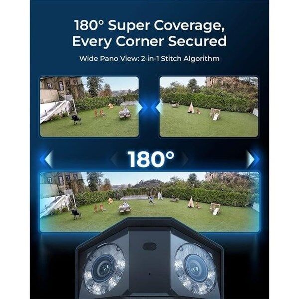 REOLINK 16MP Panoramik 2.8mm Renkli IP Kamera Hareket İzleme Duo 3