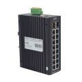WI-TEK 16port 240w FULL PoE WI-SP3018F 16GE GIGABIT 2X SFP Yönetilemez Endüstriyel Switch