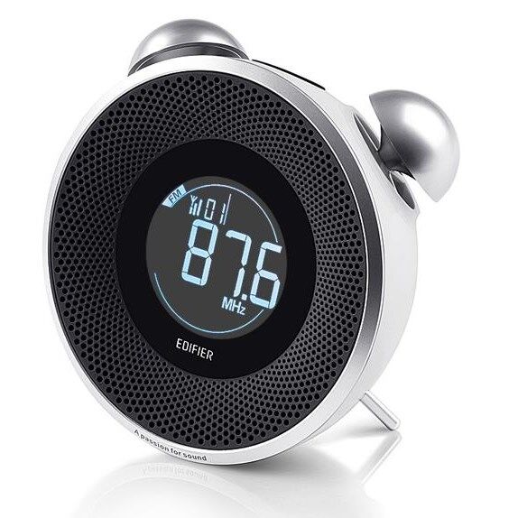 EDIFIER MF240BT TICK-TOCK 8W Rms Çalar Saatli Fm Radyo / Sd Kart Girişli Hoparlör Siyah, Bluetooth