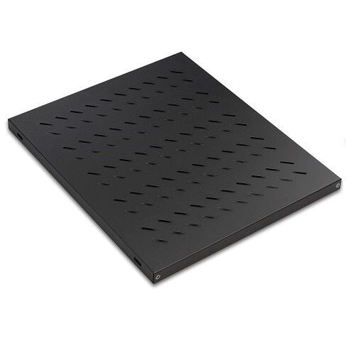 AGER Dikili Tip 19'' 1U D800mm için Sabit Siyah Raf Modülü AA-SBT80-A-S1