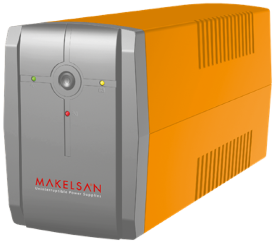 MAKELSAN LION 650VA 1F/1F (1X7AH) 5/10DK LINE INTERAKTIF UPS