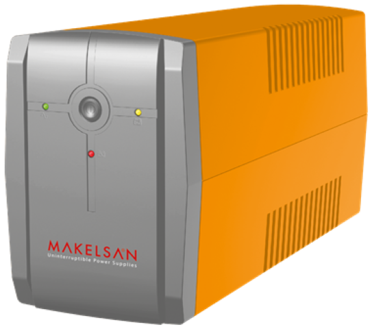 MAKELSAN LION 650VA 1F/1F (1X7AH) 5/10DK LINE INTERAKTIF UPS