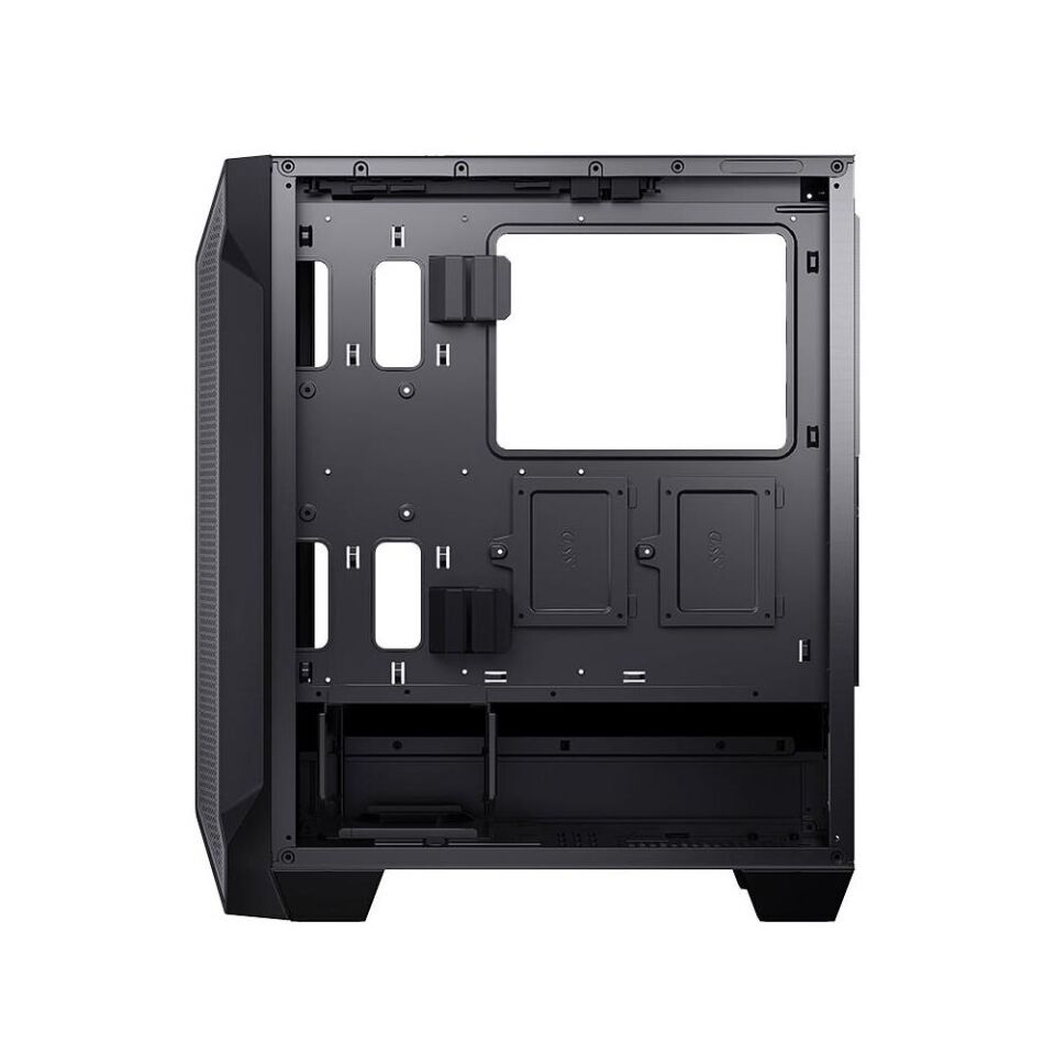 POWERBOOST VK-Z002B 4-ARGB RING FANLI GAMING MID-TOWER PC KASASI