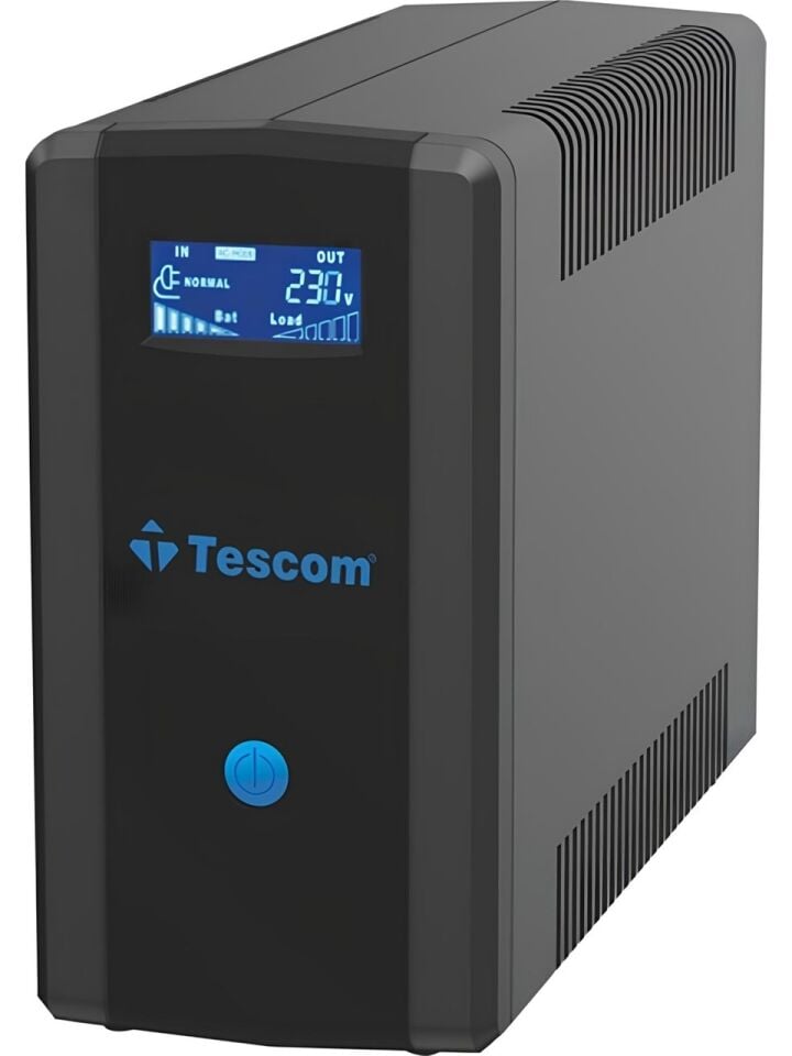 TESCOM LEOAP 1500VA 1F/1F (2X9AH) 5/10DK LCD LINE INTERAKTIF UPS