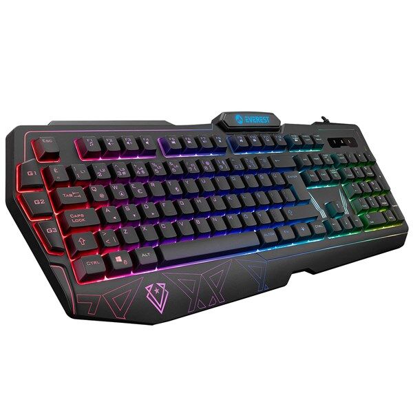 EVEREST KB-GX61 Kablolu USB Siyah Gaming Klavye