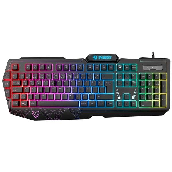 EVEREST KB-GX61 Kablolu USB Siyah Gaming Klavye