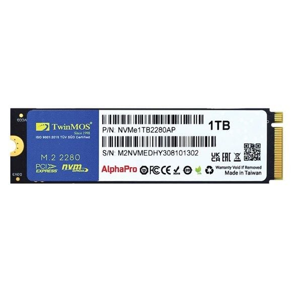 TWINMOS 1TB NV1TBG42280 7500- 6800MB/s M2 NVME GEN4 Disk