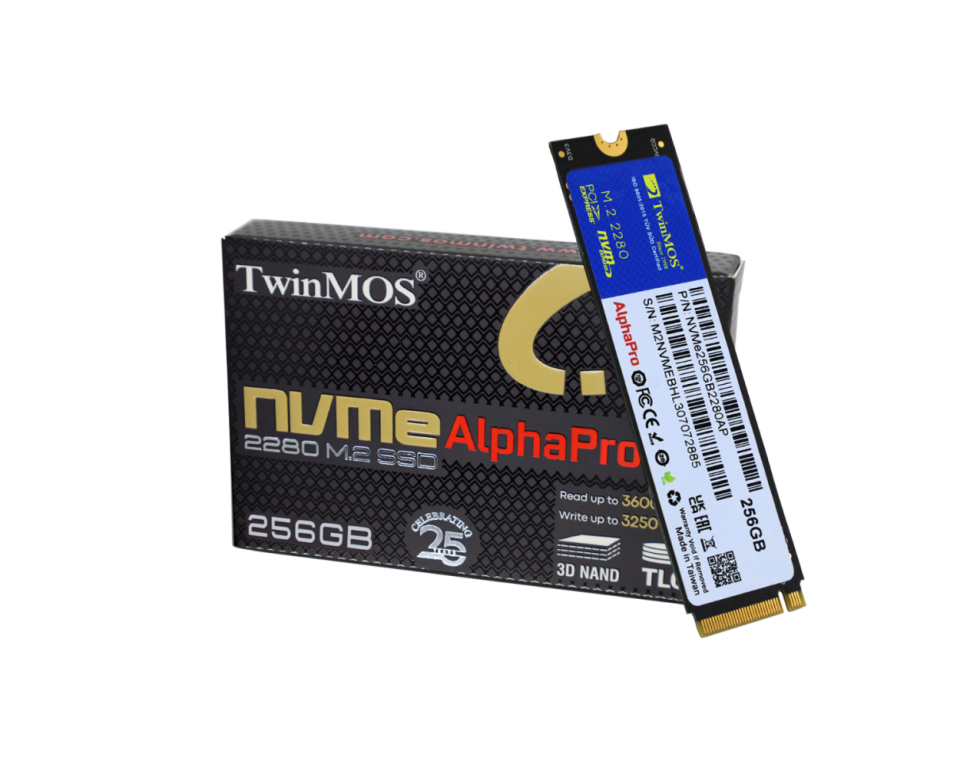 TWINMOS 256GB NVMe256GB2280AP 3600- 3250MB/s M2 NVME GEN3 Disk