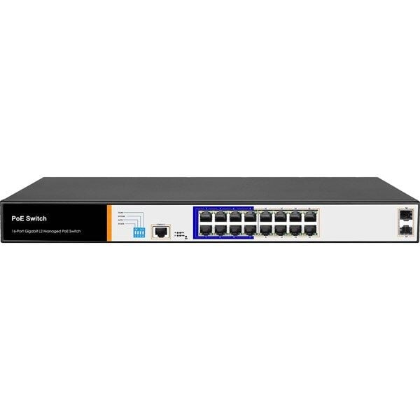 FOREDGE 16port POE PS3016GS GIGABIT 2-SFP 150W YÖNETİLEBİLİR SWITCH