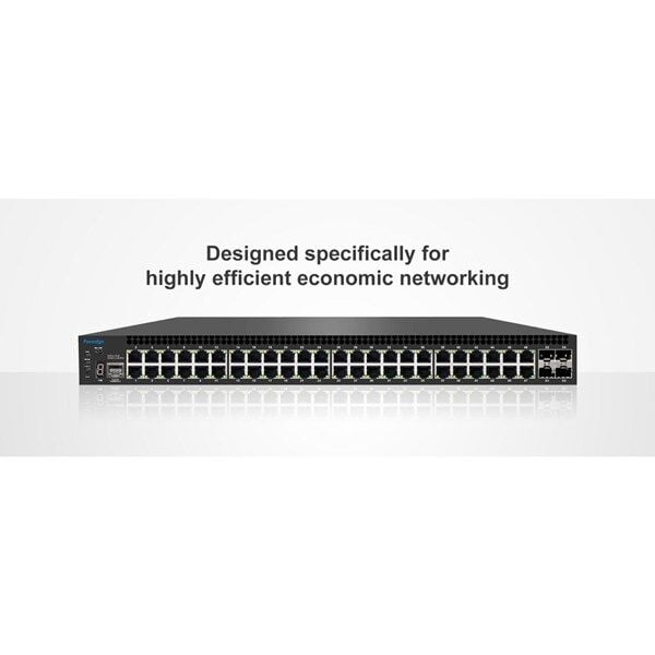 FOREDGE 48port POE PS5052GT  GIGABIT 4-SFP 360W LAYER3 YÖNETİLEBİLİR SWITCH