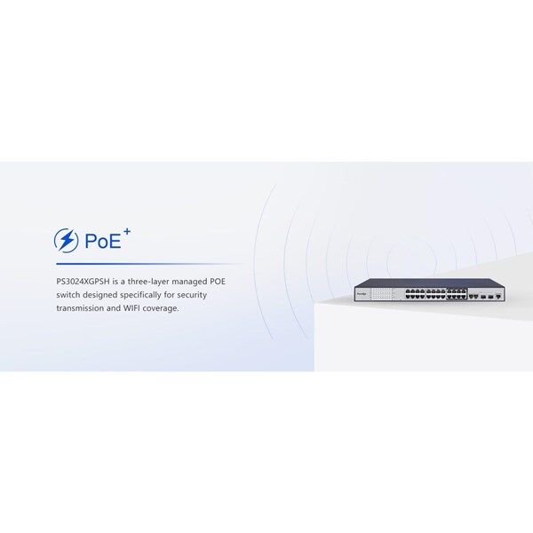 FOREDGE 24port POE PS3024XGPSH 16-GBE/8-2.5GBE 4-10GBE SFP 360W LAYER3 YÖNETİLEBİLİR SWITCH