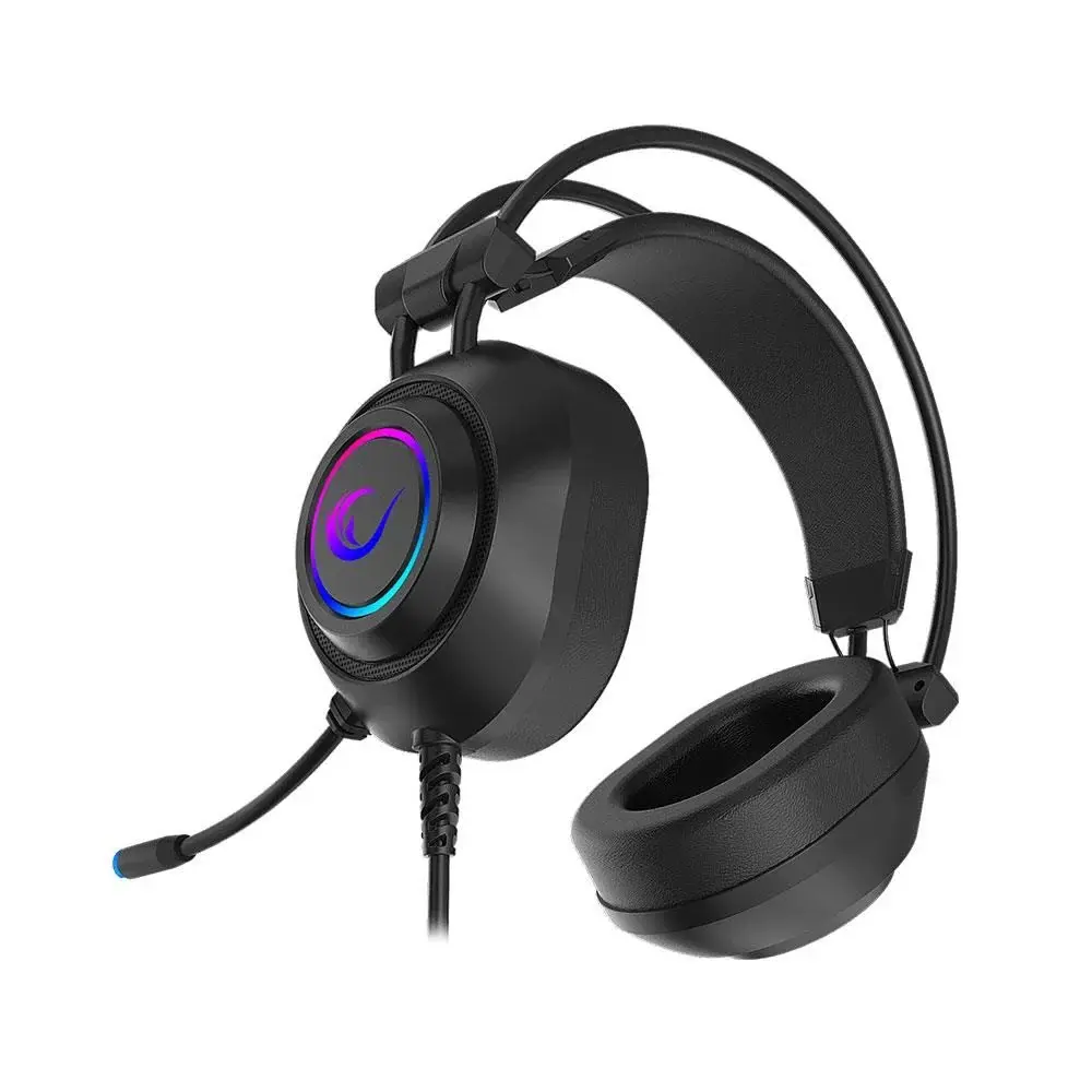 Rampage RM-K19 RAGING PLUS Siyah RGB Gaming Mikrofonlu Oyuncu Kulaklığı