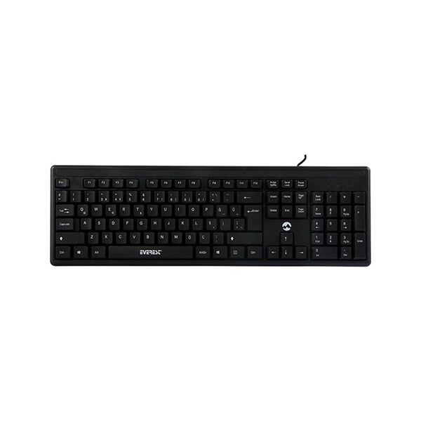 EVEREST KB-1002 Siyah USB Italian Layout Standart Klavye