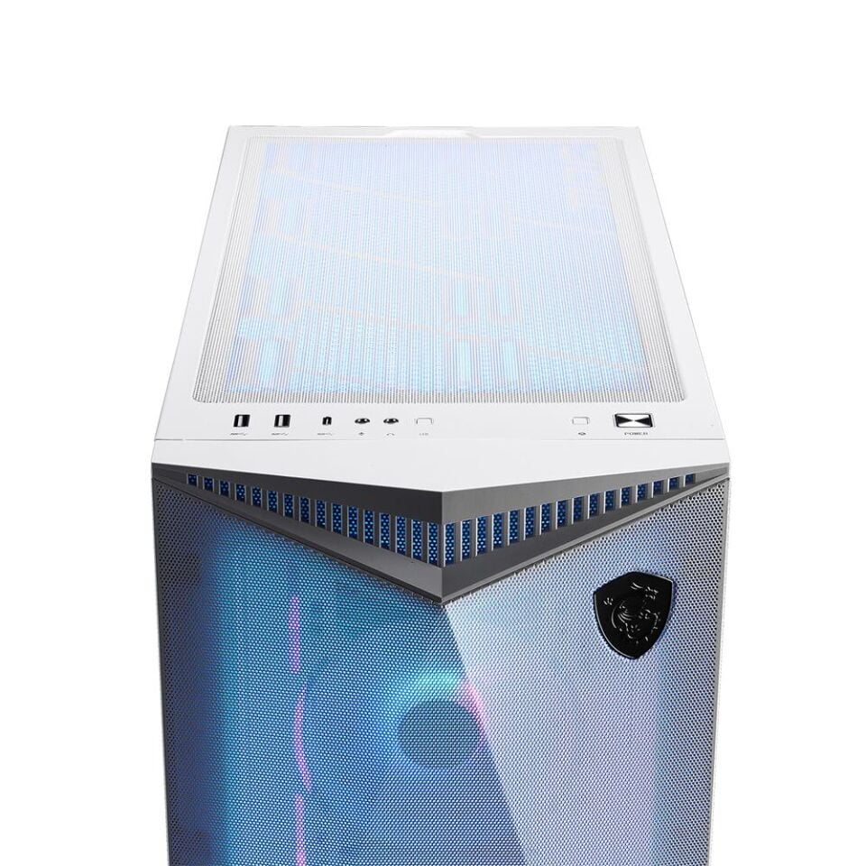 MSI MPG GUNGNIR 300R AIRFLOW ARGB E-ATX Beyaz Mid Tower Kasa PSU YOK