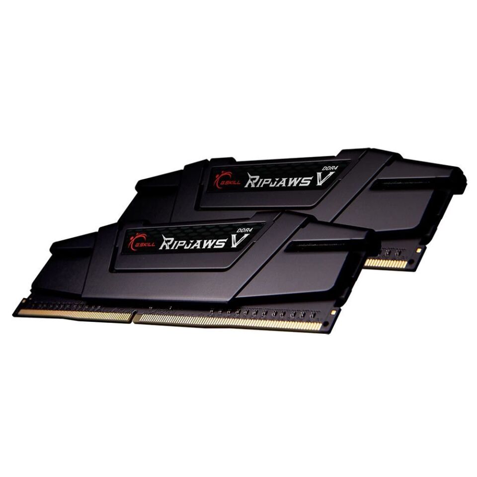 GSKILL 32GB (2X 16GB) DDR4 3600MHZ CL18 DUAL KIT PC RAM RIPJAWS V F4-3600C18D-32GVK