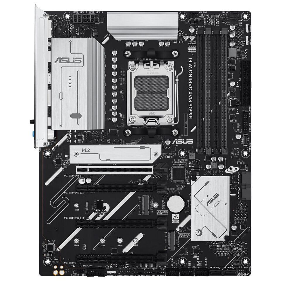 ASUS B850M MAX GAMING WIFI6 DDR5 HDMI DP PCIE 5.0 AM5 mATX