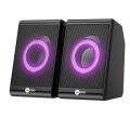 LENOVO LECOO DS100 1+1 Siyah 6w RMS Hoparlör RGB Ledli