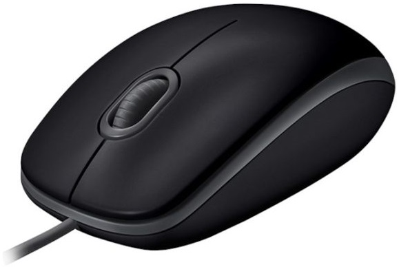 LOGITECH B110 Kablolu USB Sessiz Siyah Mouse (910-005508)