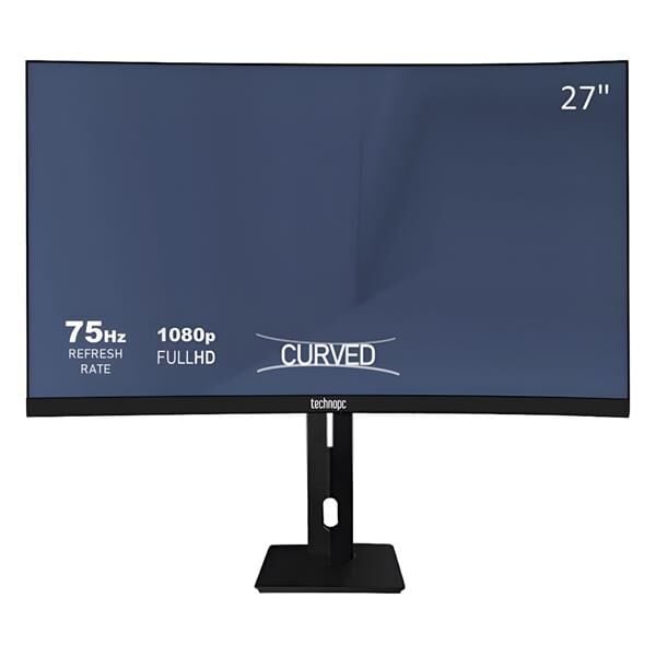 TEHCNOPC 27'' VA 6.5MS 75HZ HDMI-DP Pivot Kavisli Monitör 1920x1080