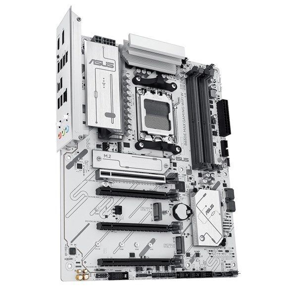 ASUS B650E MAX GAMING WIFI6E W DDR5 HDMI DP PCIE 5.0 AM5 ATX BEYAZ