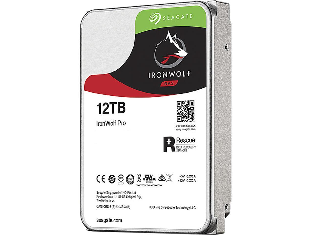 SEAGATE 12TB 3.5'' 12TB IRONWOLF PRO ST12000NE0008 7200 RPM 256MB SATA-3 NAS Diski