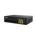 TENDA 8port 100w FULL PoE S110GPC GIGABIT 1X-UPLINK Yönetilemez Switch
