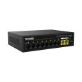 TENDA 8port 100w FULL PoE S110GPC GIGABIT 1X-UPLINK Yönetilemez Switch