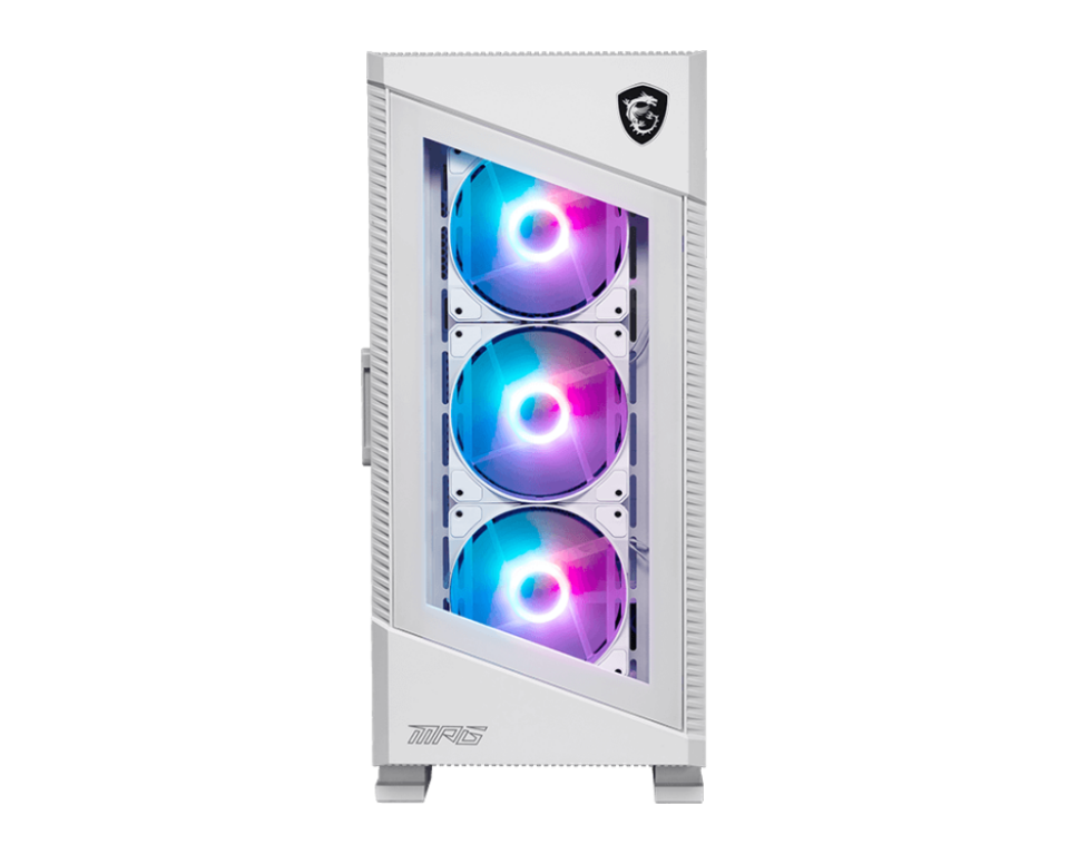 MSI MPG VELOX 100R TG ARGB Beyaz Mid Tower ATX Kasa PSU YOK